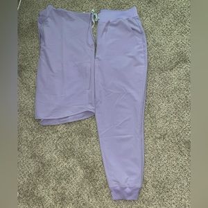 Figs - Large Rafaela Oversized Top + XL High Waisted Zamora Jogger Scrub Pants